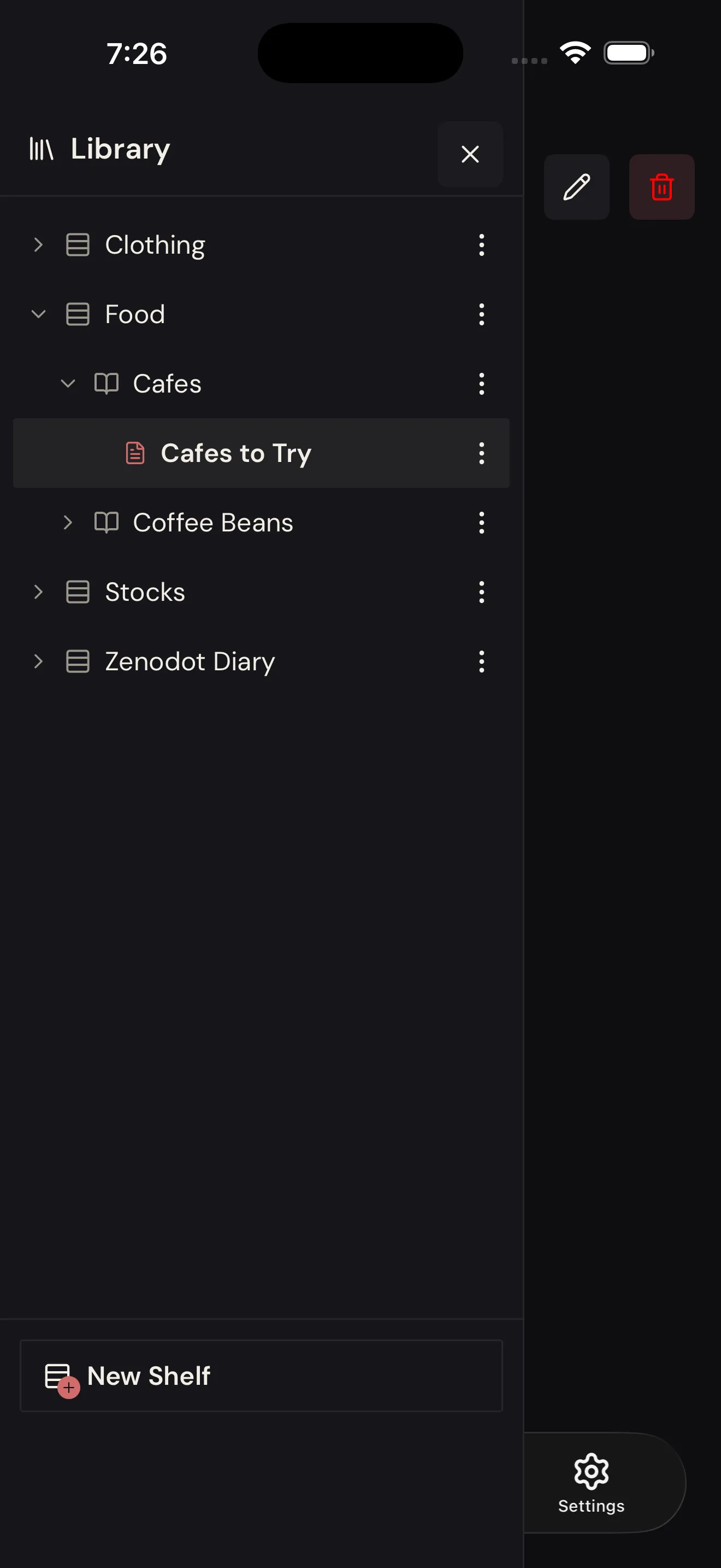 Knowledge automatically arranged into a Zenodot library